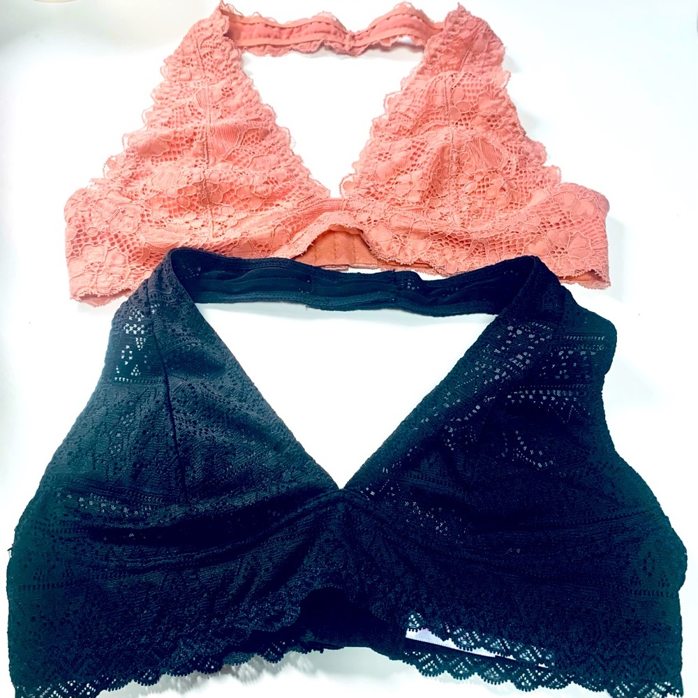 2 Pieces Beautiful Lace Bralette Bundle